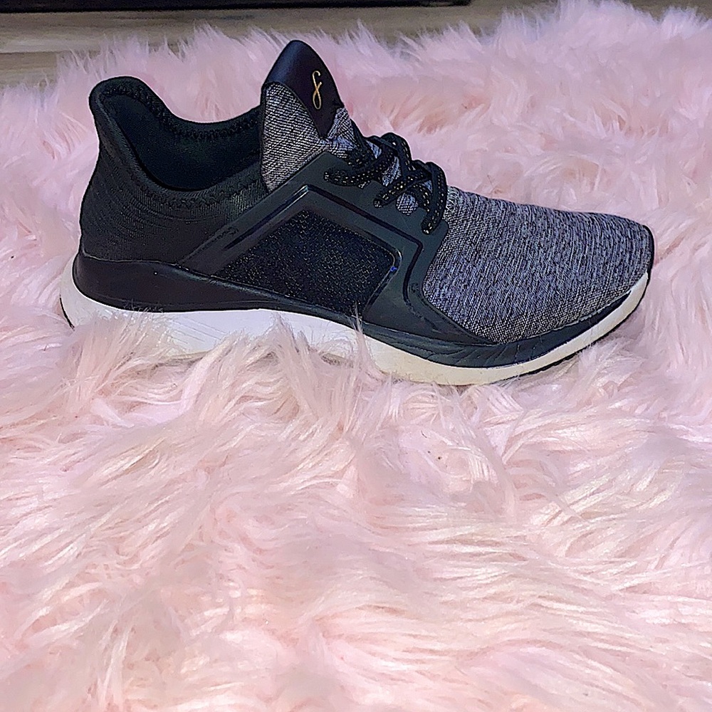 Grey/Black/White Comfort Shoes
